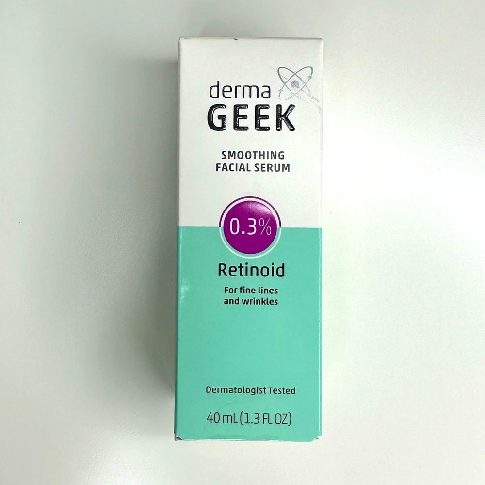 DermaGEEK Smoothing Facial Serum 0.3% Retinoid 40 mL (1.3 OZ) NEW NIB
